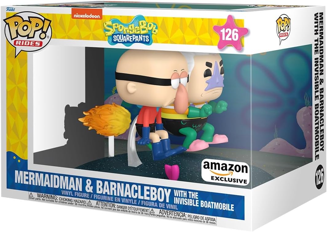 Funko POP Rides: Spongebob - Mermaid Man y Barnacle Boy