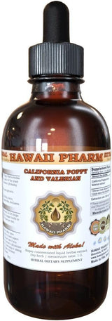 HawaiiPharm Extracto de Papoila y Valeriana Orgánico 4 oz