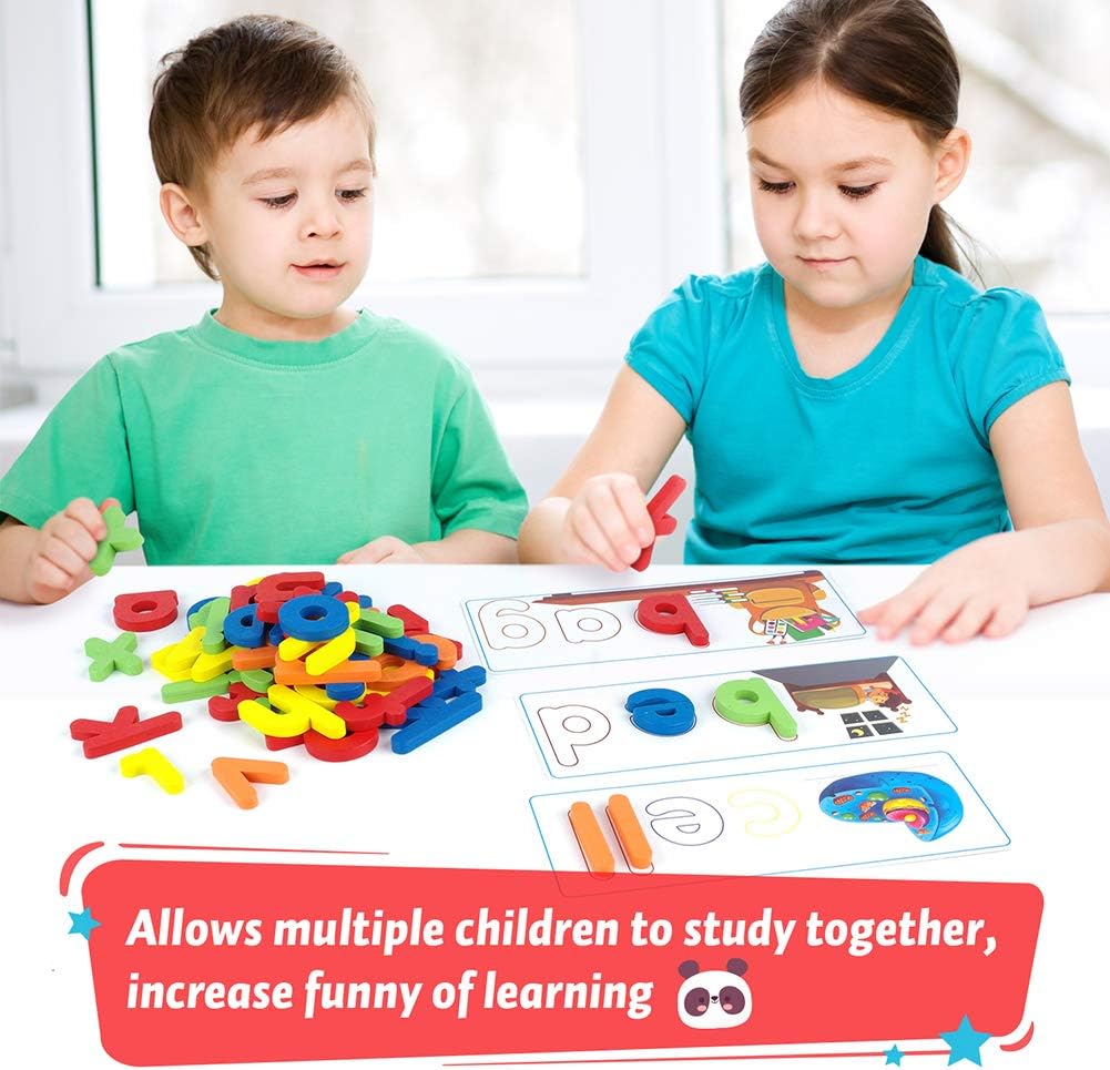 Juegos Educativos KMUYSL - 80 Piezas de Aprendizaje CVC