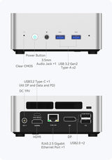 Mini PC UN1245, Intel Core i5-12450H, 32 GB RAM 512GB SSD