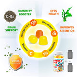 Gomitas Veganas Omega 3 Dr. Moritz Niños 90u
