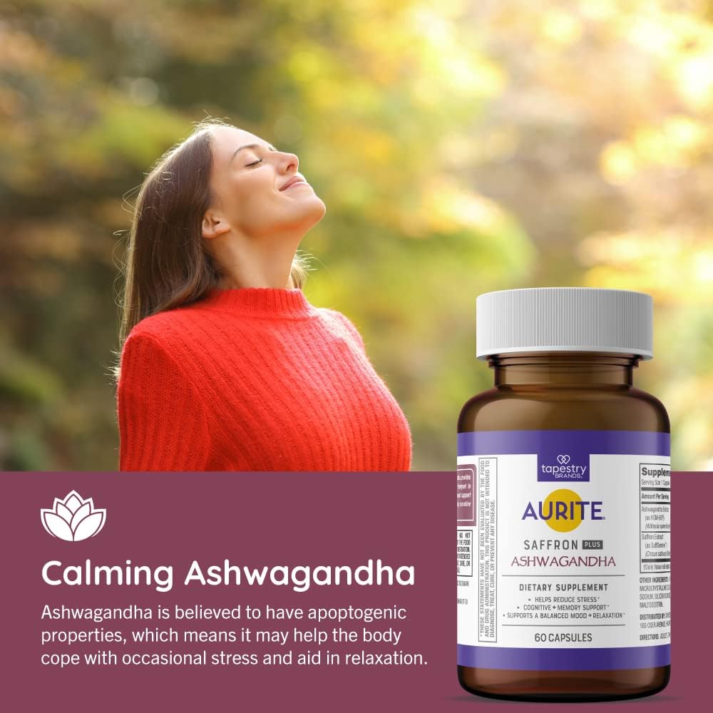 Suplemento de Ashwagandha Saffron | Apoyo al Estrés y Memoria