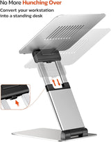 Soporte ergonómico para computadora portátil LS03 tounee