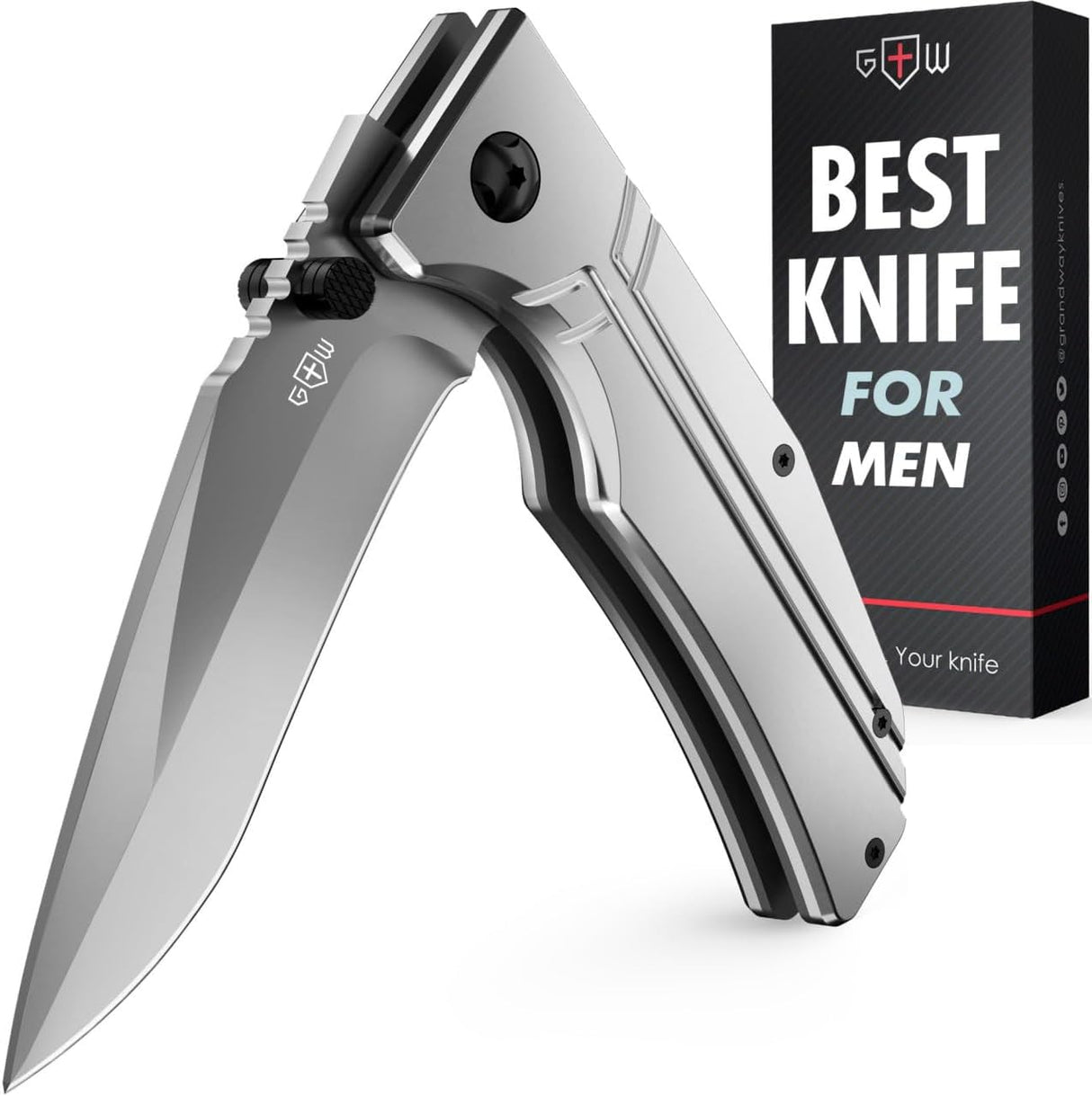 Cuchillo de Bolsillo Táctico 3.5 con Clip para Supervivencia