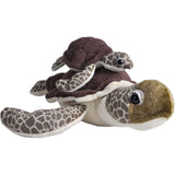 Mamá y bebé tortuga marina, animal de peluche, 12 pulgadas