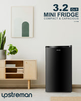 Mini Nevera con Congelador Upstreman, 3.2 Cu.Ft, BR321
