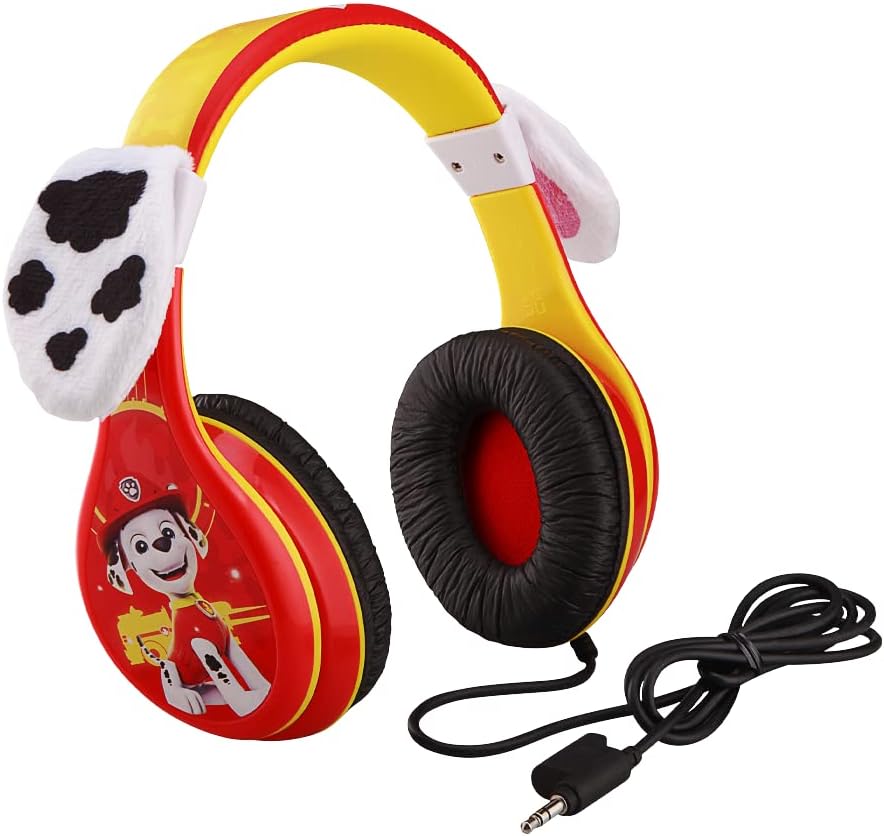 Auriculares Paw Patrol Marshall, ajustables, sonido estéreo, 3.5mm