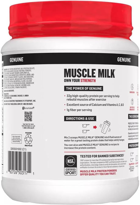 Proteína Muscle Milk Lean Muscle Vanilla Creme 1.93 lb