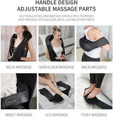 Masajeador Shiatsu para Cuello y Espalda, Alivio de Dolor, Modelo USA