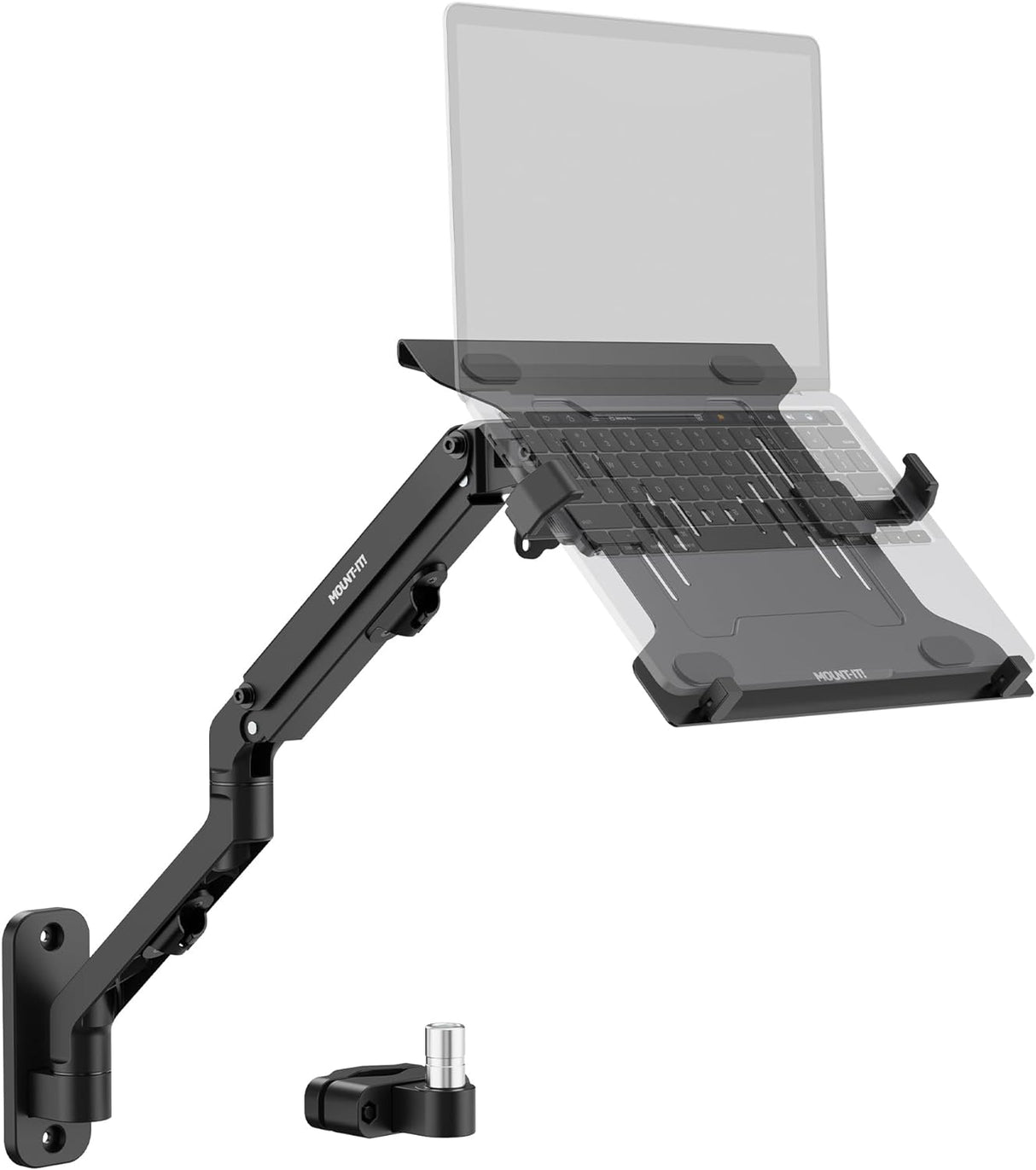 Brazo ergonómico para portátil para montaje en pared o poste