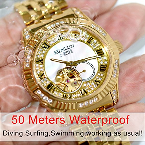 Reloj de pulsera de oro para hombre