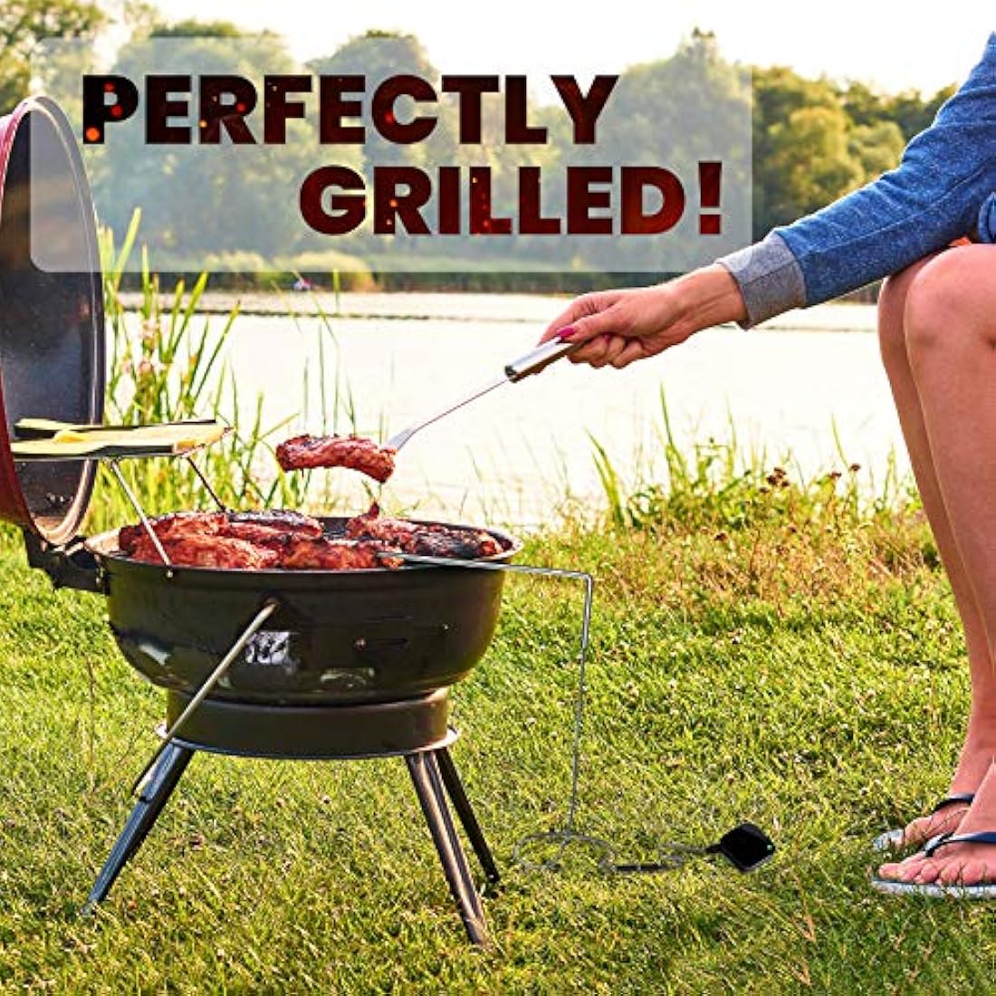 Termómetro inteligente para barbacoa NUTRICHEF PWIRBBQ420
