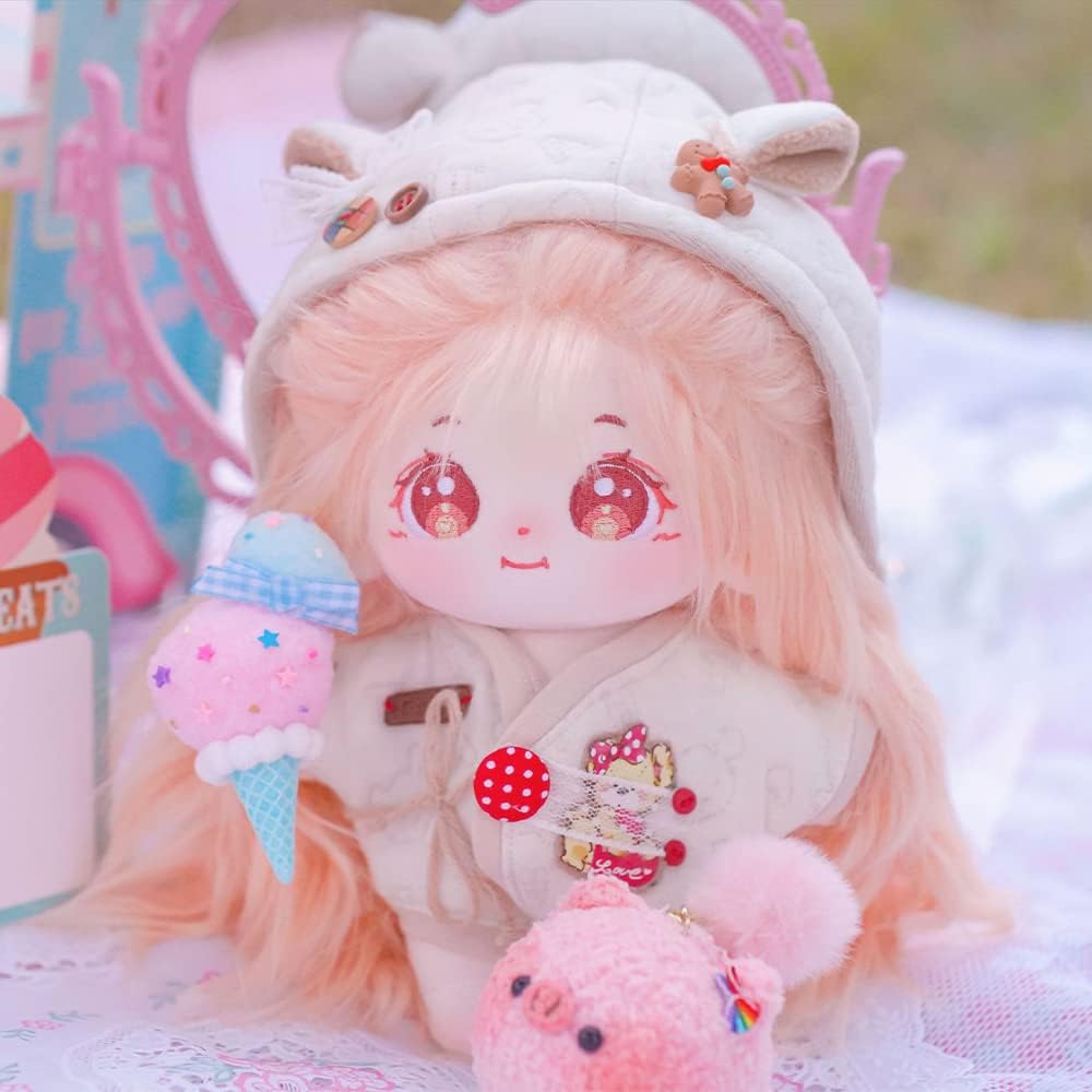 Muñeca de peluche 20cm Niannyyhouse, cabello largo, modelo a-13
