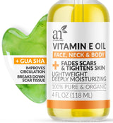 Aceite de Vitamina E Orgánico Facial y Corporal con Gua Sha