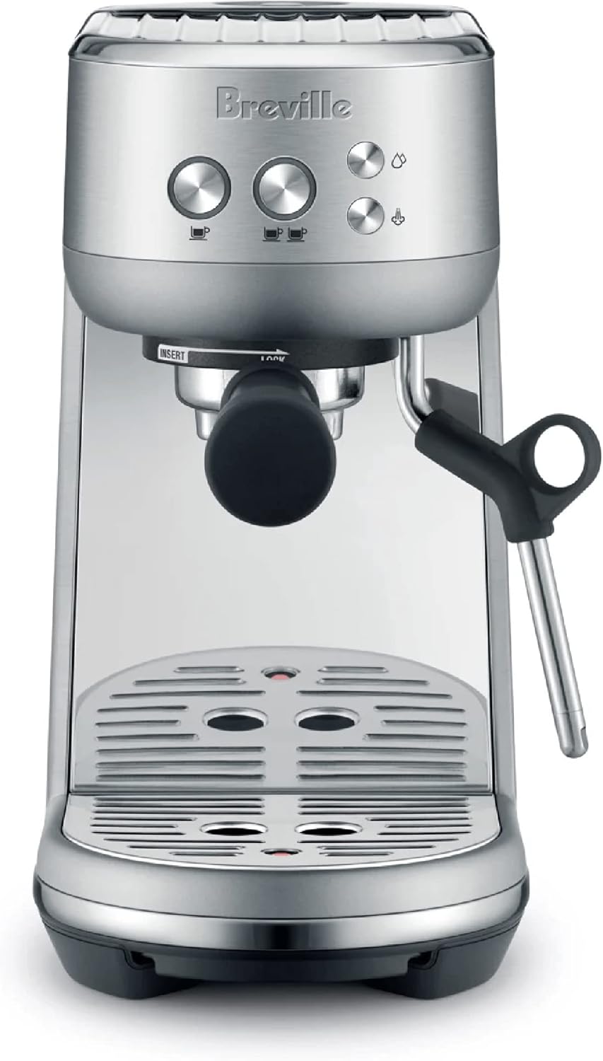 Máquina de espresso Breville Bambino BES450BSS, acero cepillado