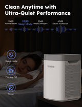 Purificador de aire portátil con sensor de calidad del aire