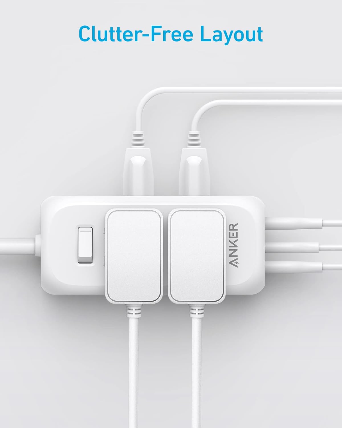 Anker Protector de sobretensiones USB C (300J), tira de alimentación