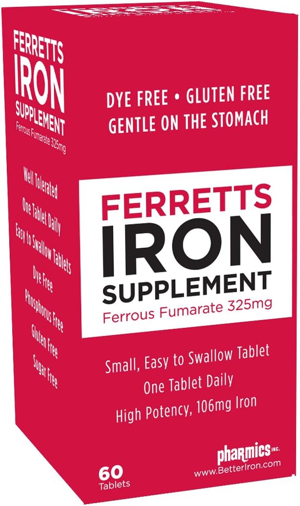 Suplemento Pastillas Ferrets 60 (0.004 oz)  Paquete de 1, 60