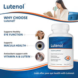Suplemento para apoyar la visión con vitaminas oculares 60un