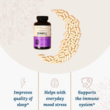 Suplemento KSM-66 Ashwagandha - Live Conscious, 60 cápsulas