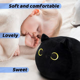 Peluches  de felpa con diseño de forma de gato  8 pulgadas