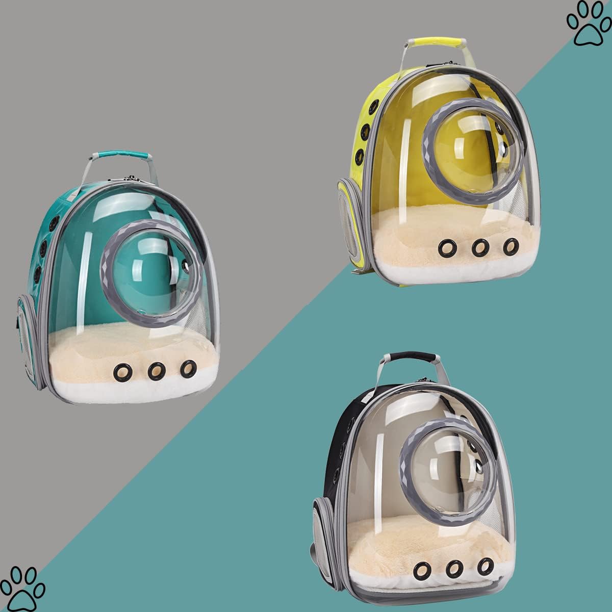 Mochila transportadora de mascotas para gatitos