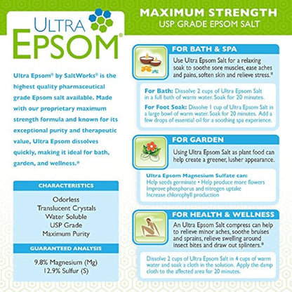 Ultra Epsom Premium - Sal de Epsom, Mediano