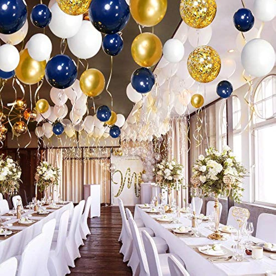 Kit de guirnalda de globos azul marino