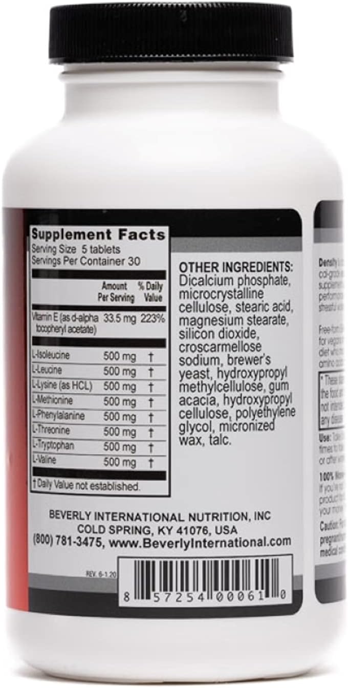 Beverly Density Suplemento EAAs para Músculo 150 Tabs