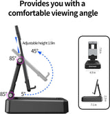 Soporte para tablet ajustable con altavoces Bluetooth