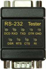 Tester de enlace RS-232 LED DB-9 Masculino a Femenino