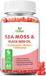 Gominolas de Sea Moss con Vitaminas, 8 en 1, 1 paquete