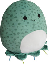 Peluches Squishmallows Medusa verde manchada de 14 pulgada