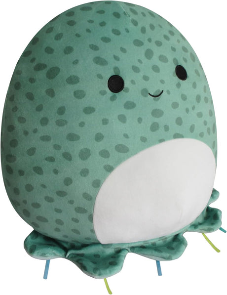 Peluches Squishmallows Medusa verde manchada de 14 pulgada