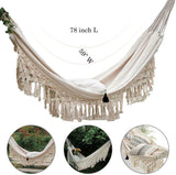 Hamaca Boho Deluxe Doble Grande con Bolsa - Modelo 78.7