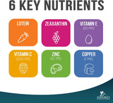 Suplementos Vitaminas para los ojos  contiene luteína 120u