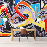 Vinilo autoadhesivo tipo mural estilo grafiti (100x144)