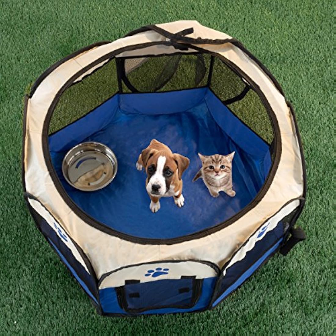 PETMAKER - Parque de juegos para mascotas con funda