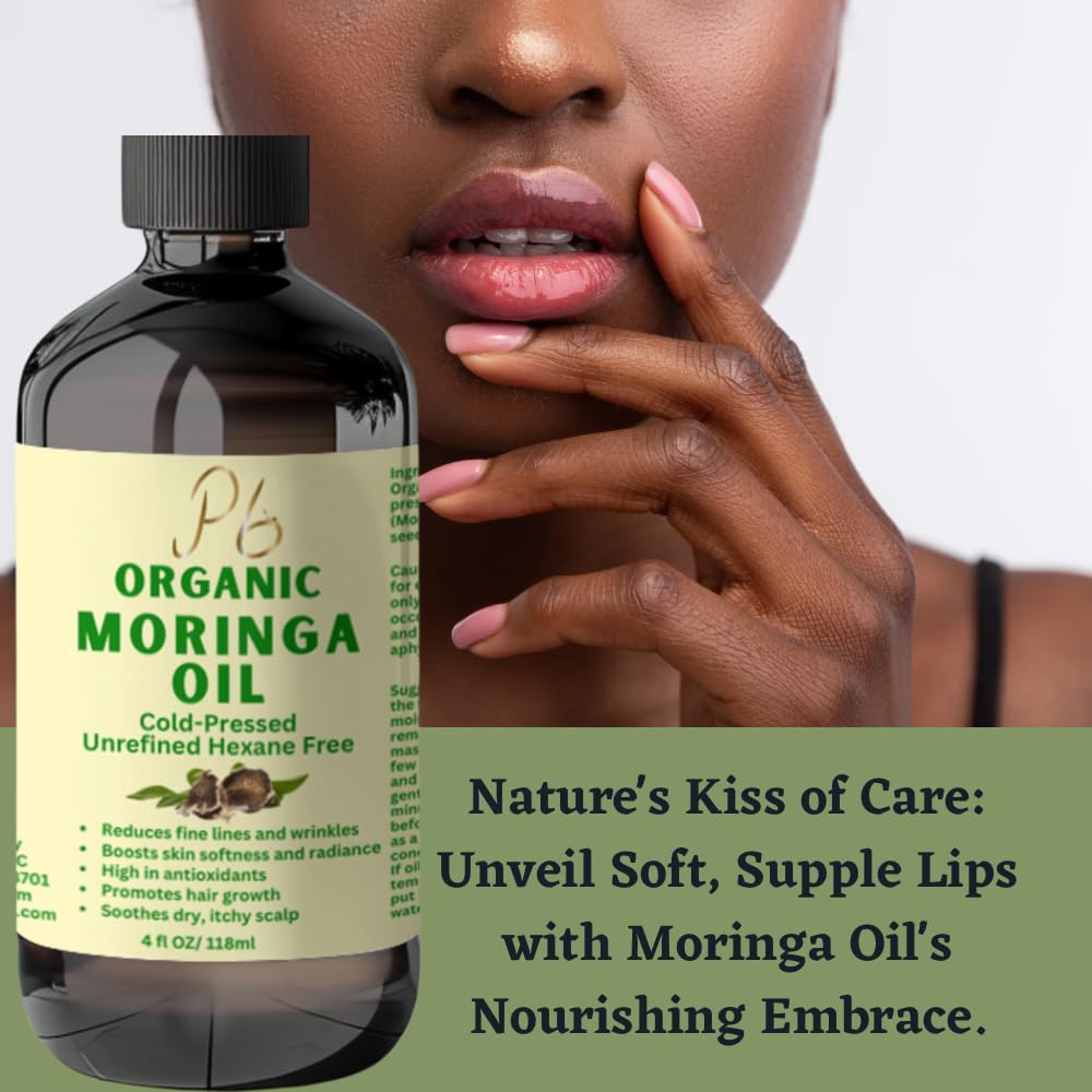 Aceite de Moringa Orgánico Prensado en Frío, Nutritivo y Antiedad
