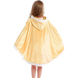 Disfraces de princesa con capucha amarillo talla 3 a 4 años
