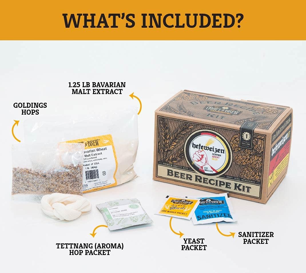 Kit de ingredientes para hacer cerveza RK-HEF Craft A Brew