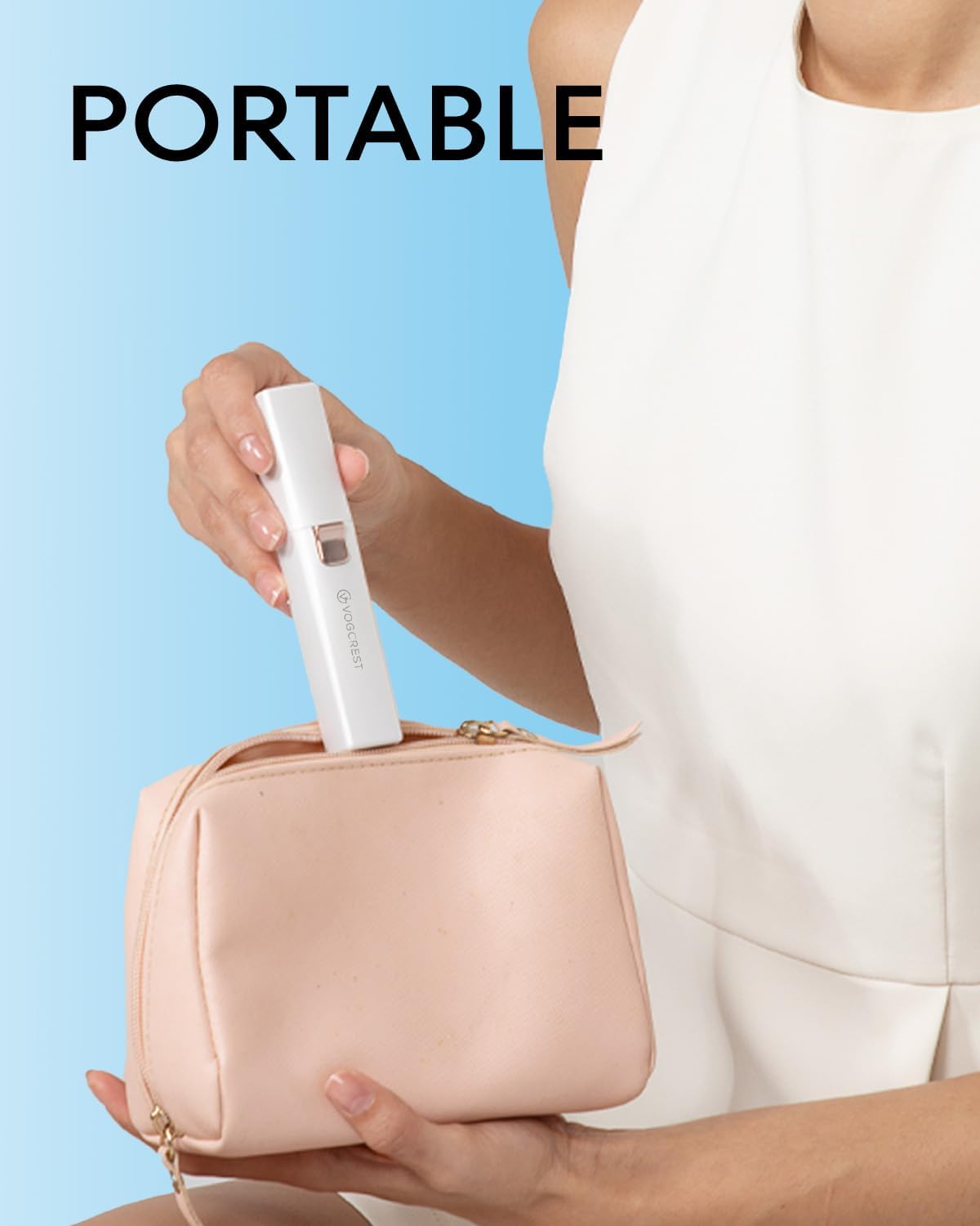 Depilador Facial 2 en 1: Afeitadora y Recortadora de Cejas