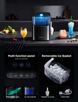 Máquina de Hielo GoveeLife, 26lbs/24h, Control por Voz, RGB