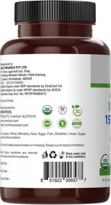 Suplemento Neem orgánico 1500 mg 45 porciones vegetariano