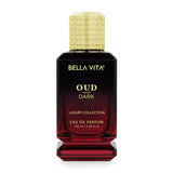 Perfume Intenso Oud Dark, unisex, familia especiada y ambarina