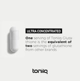 Suplemento Toniiq Cápsulas de glutatión de ultra  1000 mg