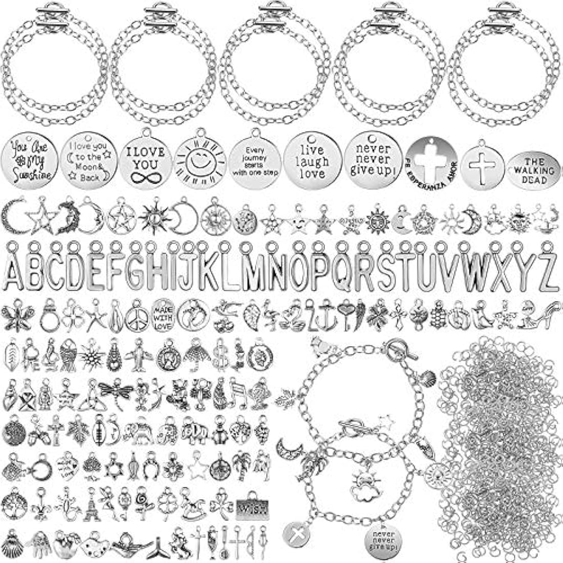 Pulseras y tobilleras Juego de 469 brazaletes