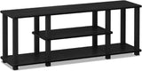 Soporte para TV de 3 niveles sin herramientas, hasta 50 pulgadas