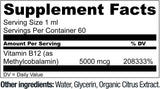 Gotas sublinguales de B12 vegano Live Conscious 5000mcg