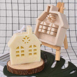 Molde de Silicona Casa Navideña para Aromatizantes - 60 Caract.